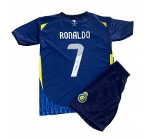 Al-Nassr Cristiano Ronaldo #7 Koszulka Wyjazdowa dzieci 2024-25 Krótki Rękaw (+ krótkie spodenki)